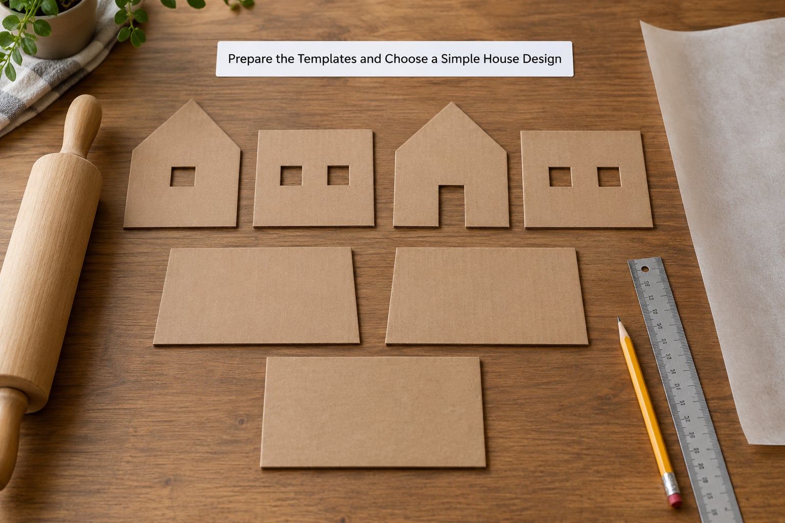 Prepare the Templates and Choose a Simple House Design