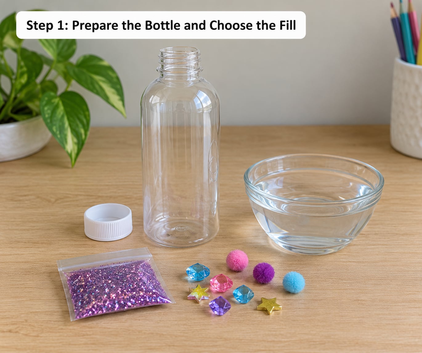 Step 1: Prepare the Bottle and Choose the Fill