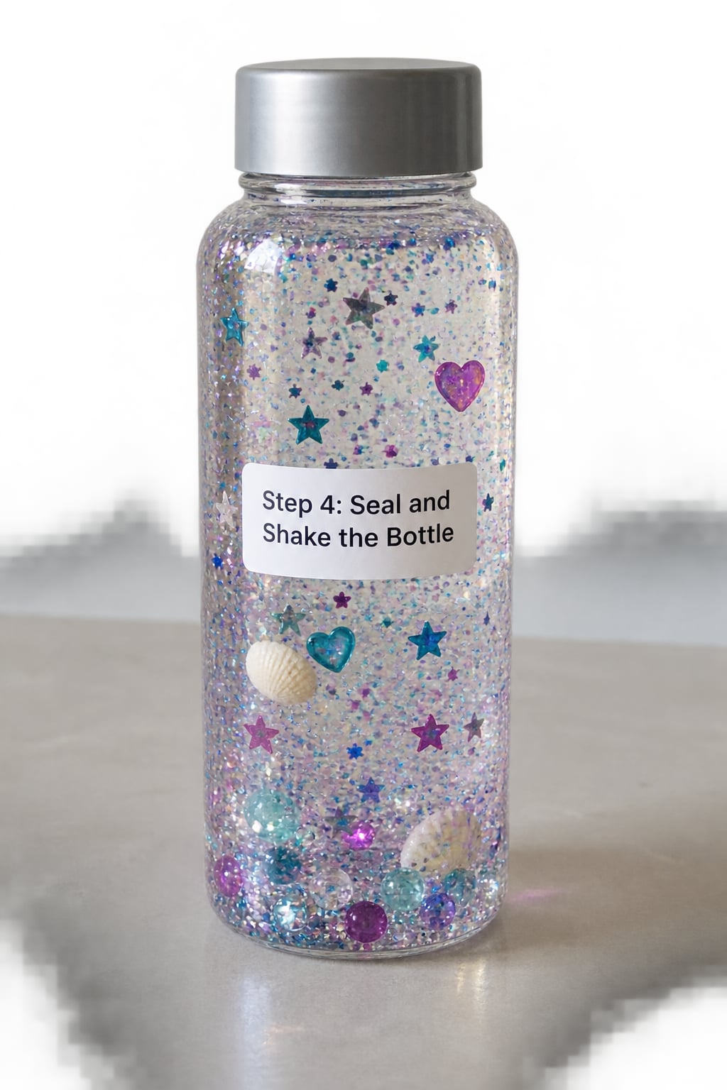 Step 4: Seal and Shake the Bottle