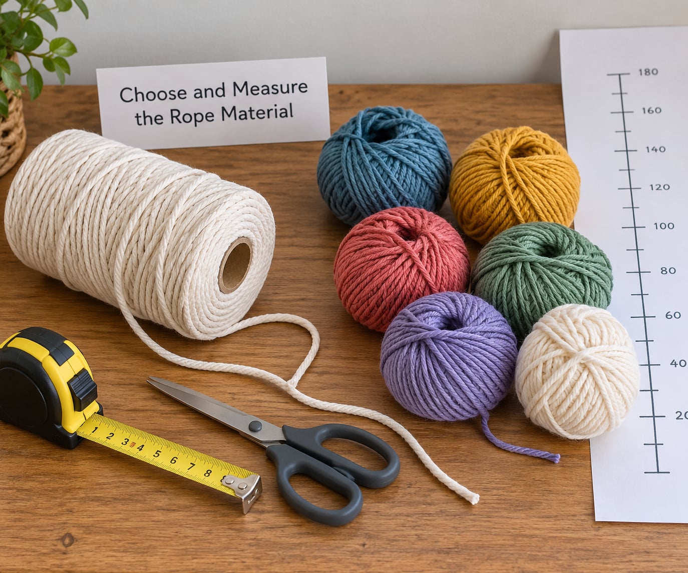 Choose and Measure the Rope Material