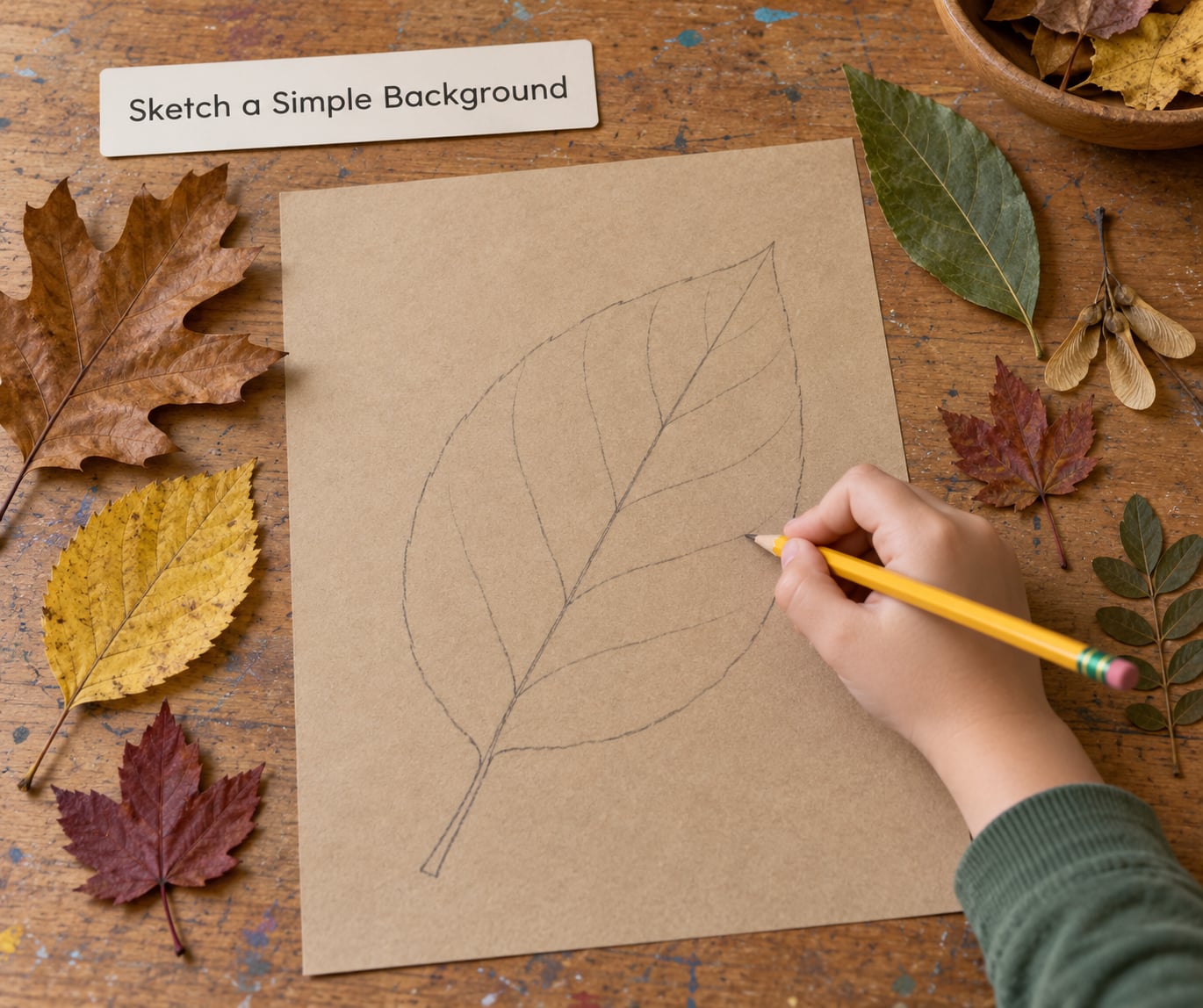 Sketch a Simple Background