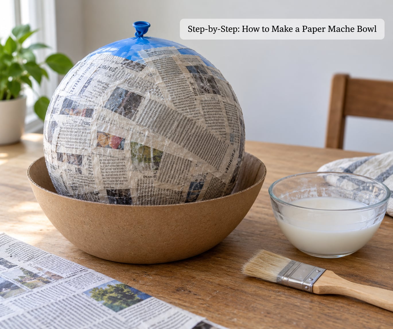 Step-by-Step: How to Make a Paper Mache Bowl
