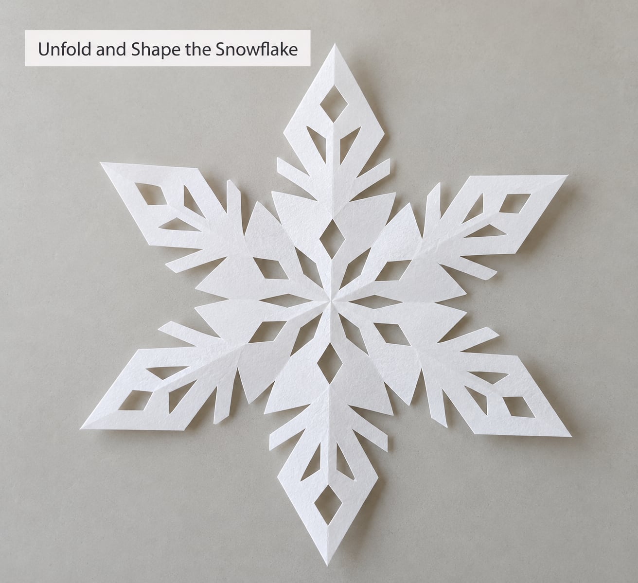 Unfold and Shape the Snowflake