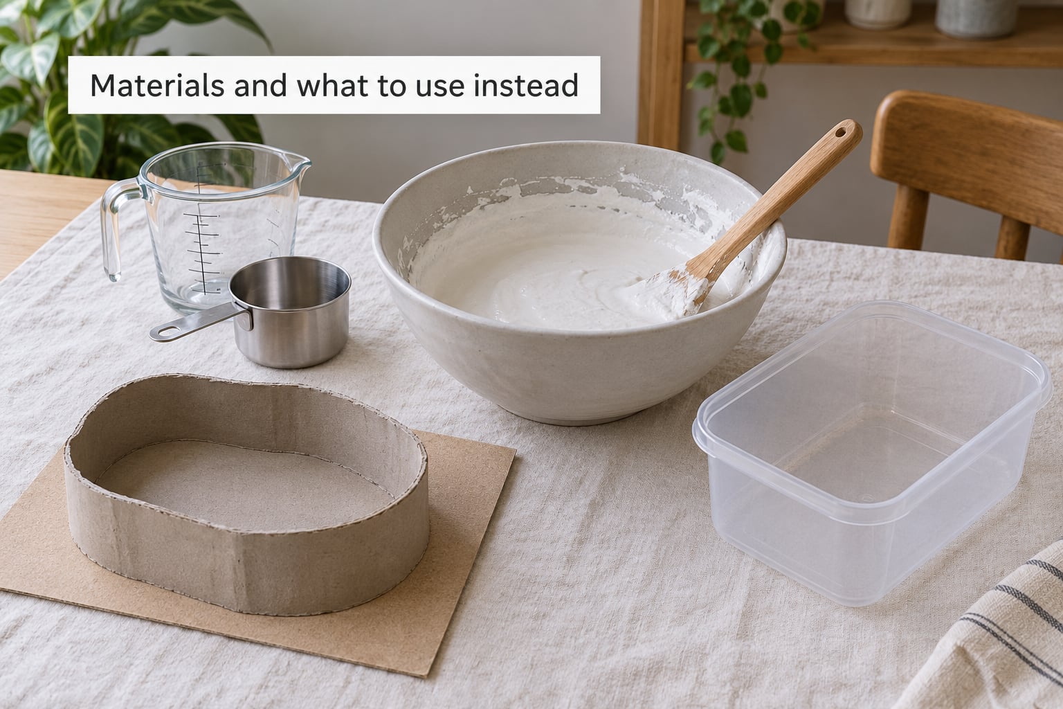Materials and what to use instead