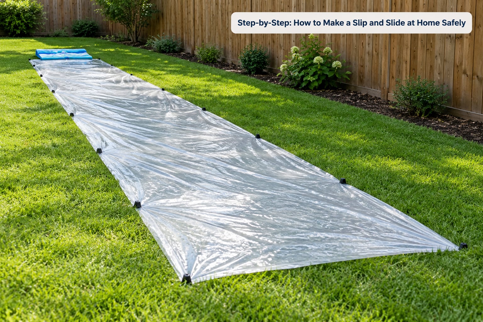 Step-by-Step: How to Make a Slip and Slide at Home Safely