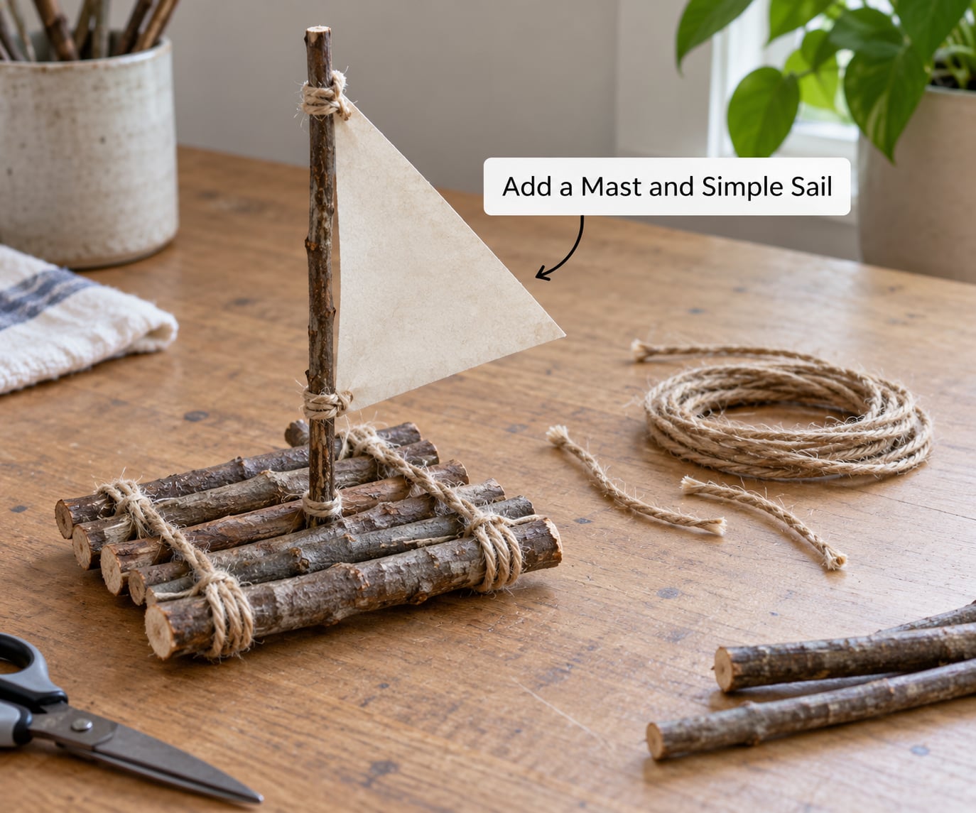 Add a Mast and Simple Sail