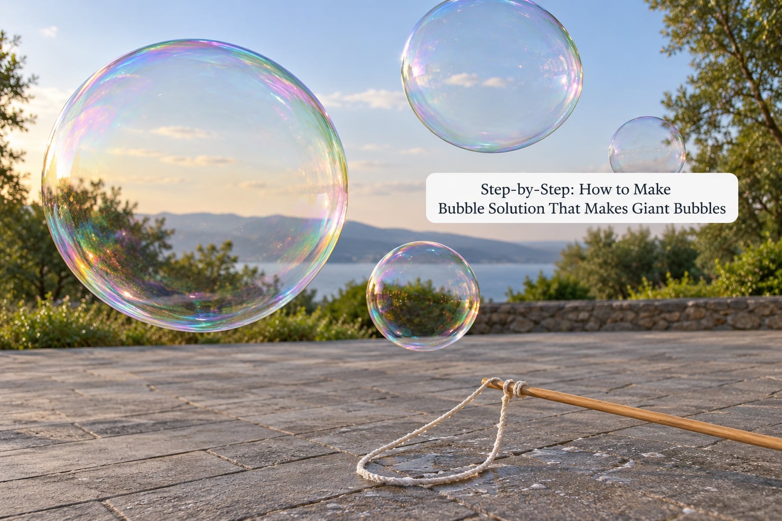 Step-by-Step: How to Make Bubble Solution That Makes Giant Bubbles