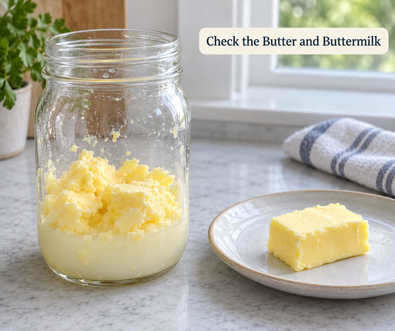 Check the Butter and Buttermilk
