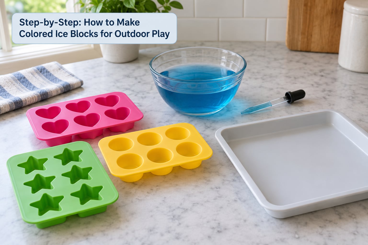 Step-by-Step: How to Make Colored Ice Blocks for Outdoor Play