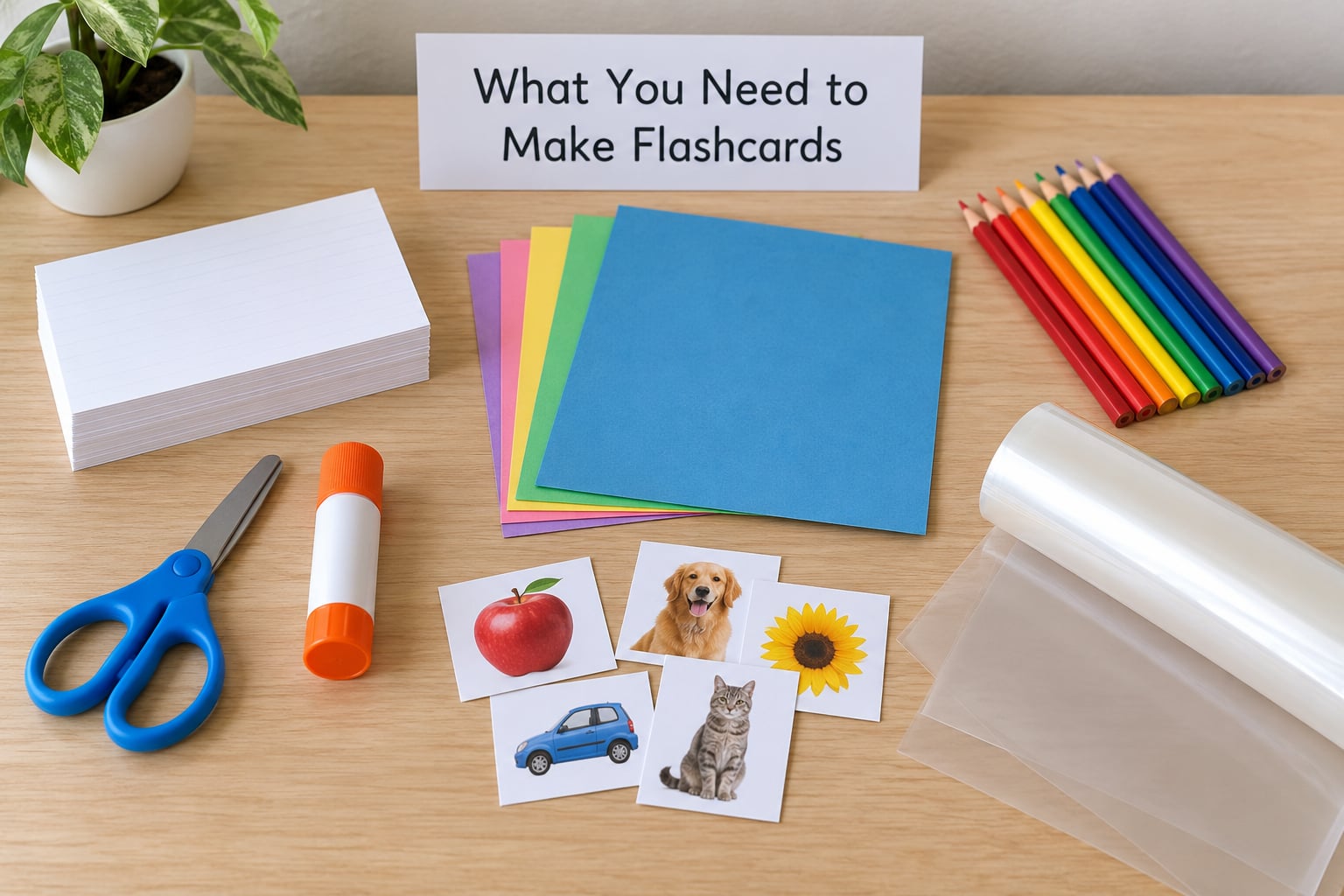 What You Need to Make Flashcards