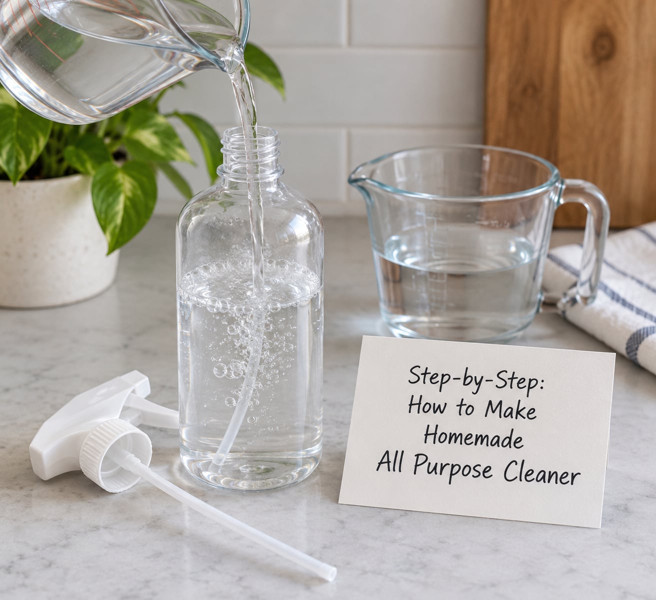Step-by-Step: How to Make Homemade All Purpose Cleaner