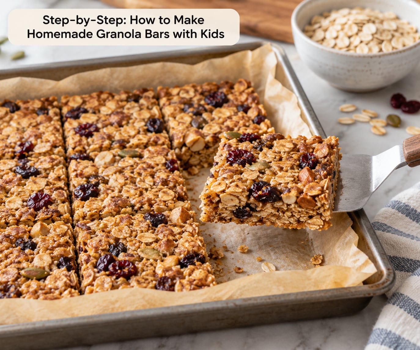 Step-by-Step: How to Make Homemade Granola Bars with Kids