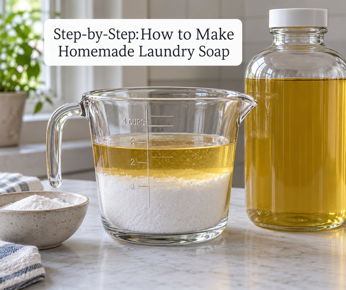 Step-by-Step: How to Make Homemade Laundry Soap