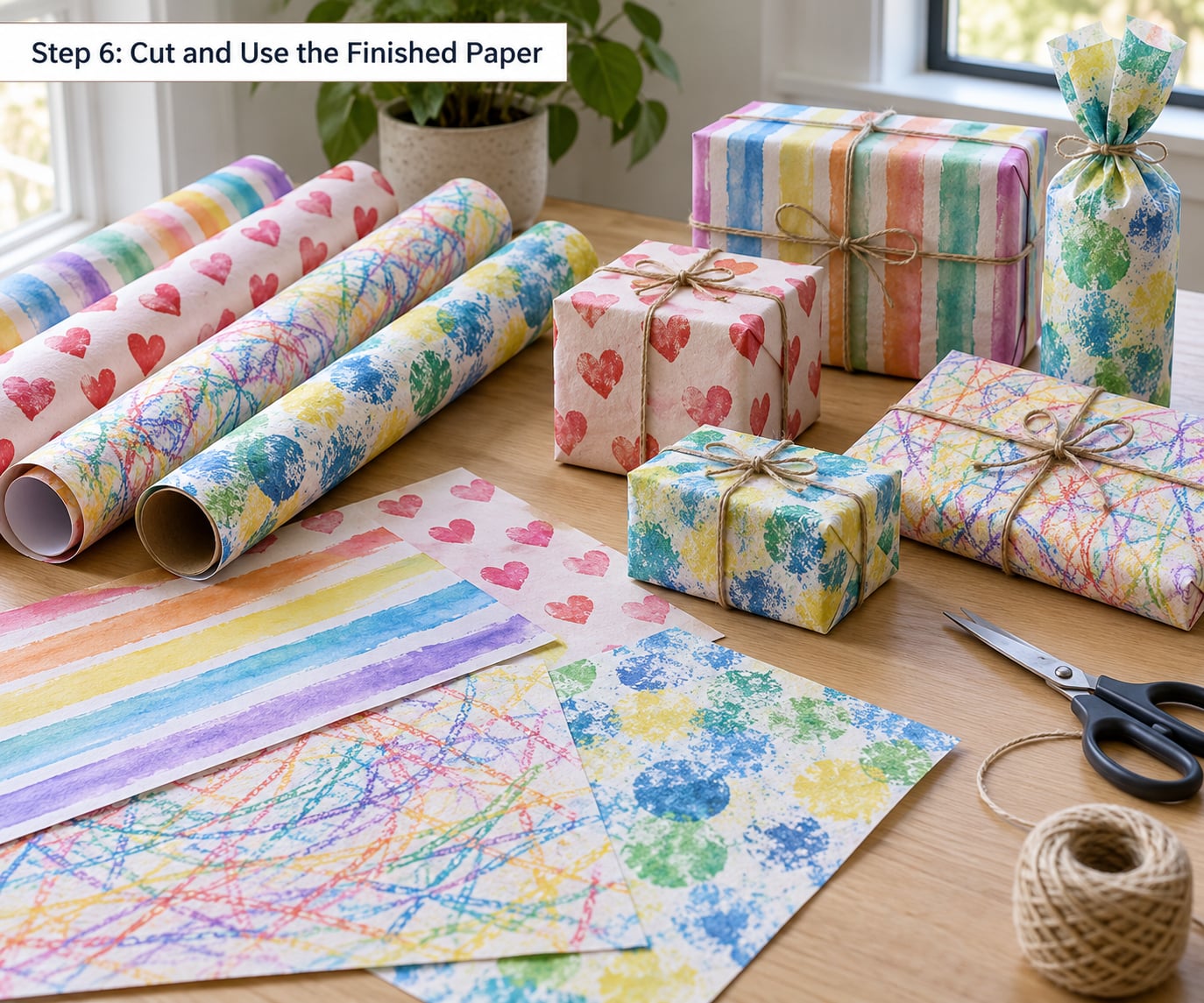 Step 6: Cut and Use the Finished Paper