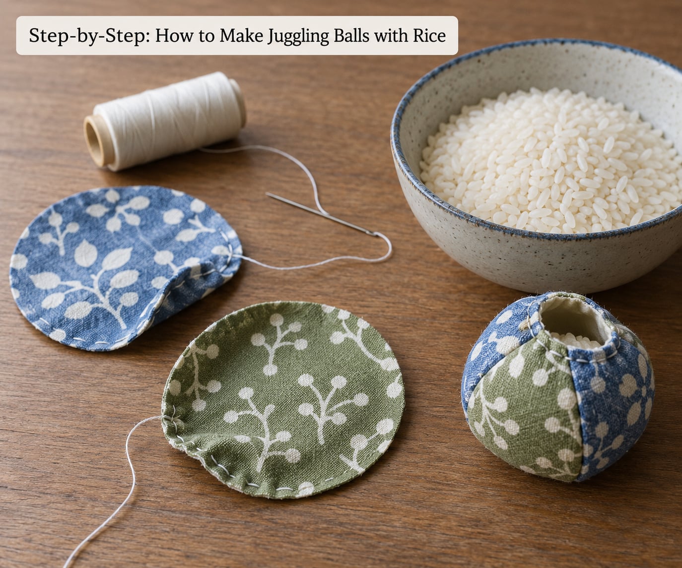 Step-by-Step: How to Make Juggling Balls with Rice