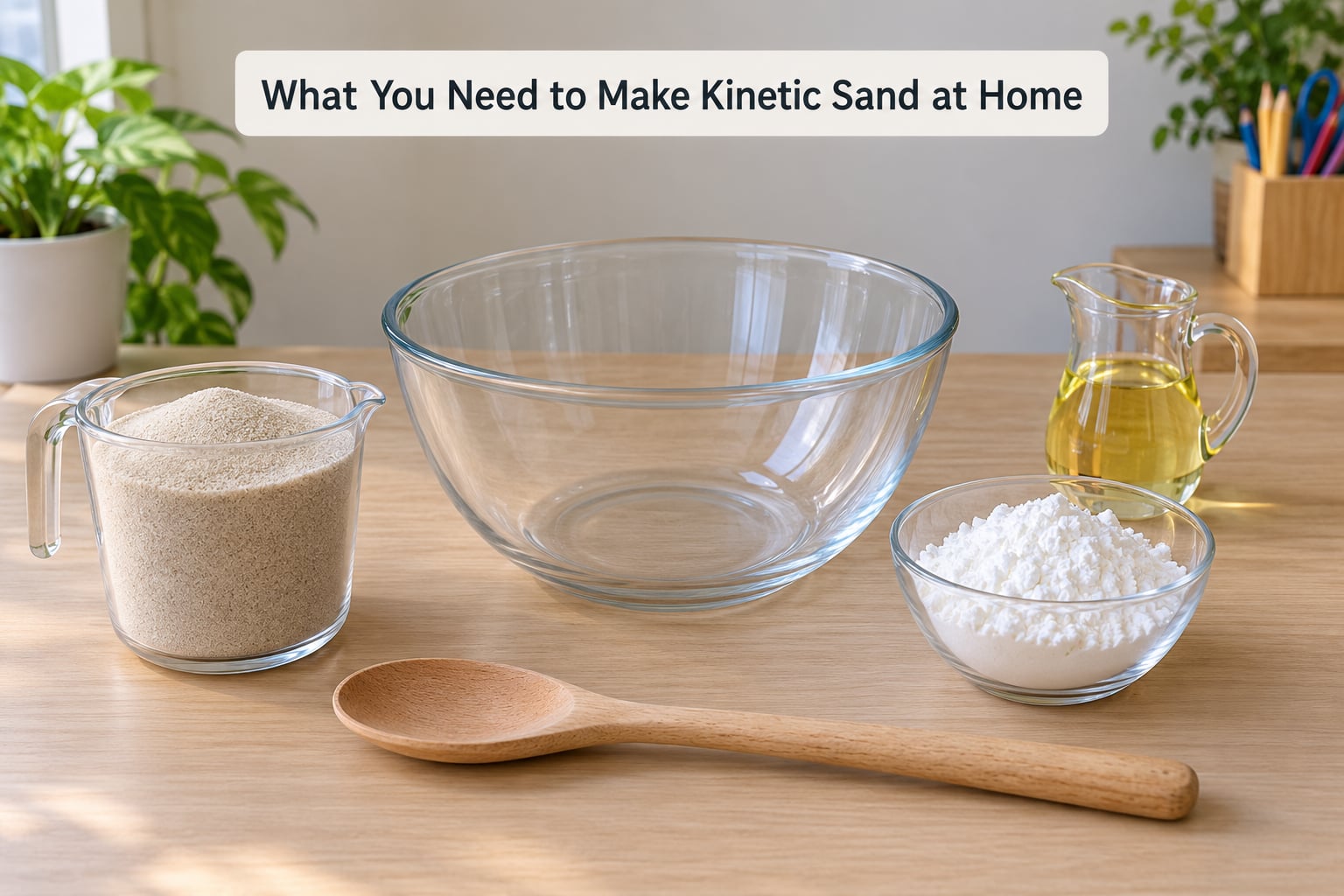 What You Need to Make Kinetic Sand at Home