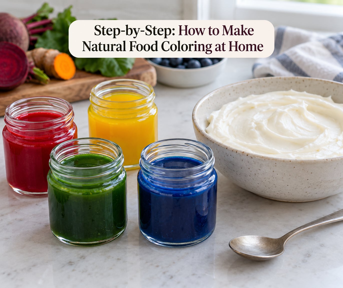 Step-by-Step: How to Make Natural Food Coloring at Home