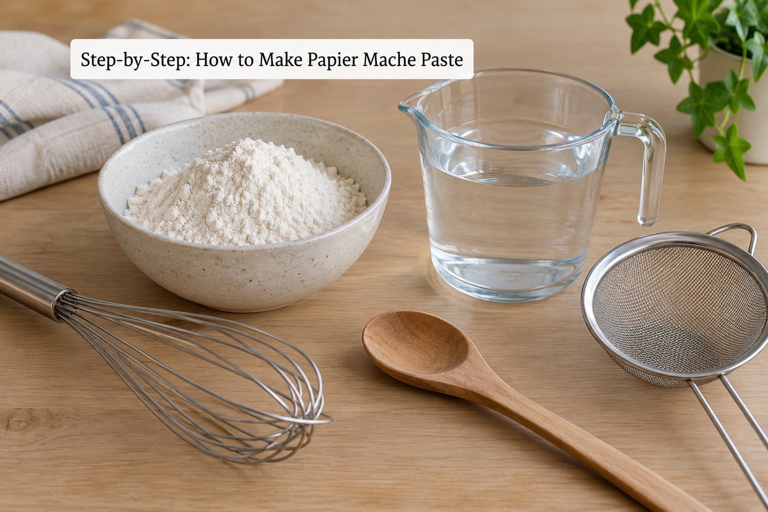 Step-by-Step: How to Make Papier Mache Paste
