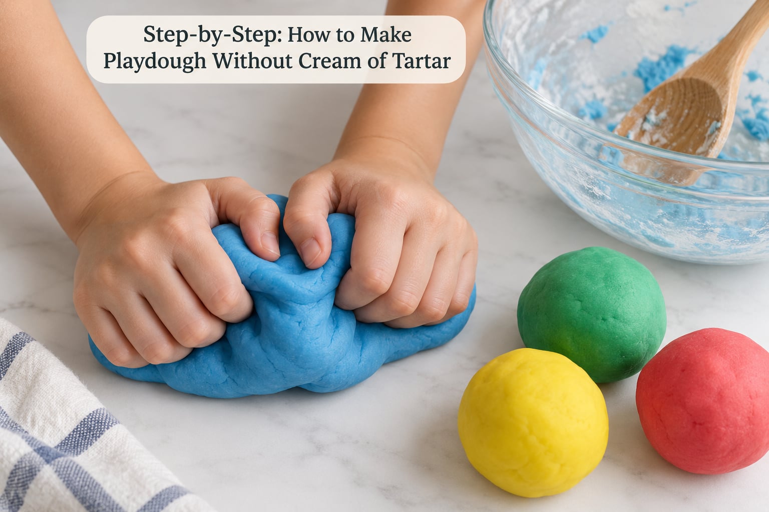 Step-by-Step: How to Make Playdough Without Cream of Tartar
