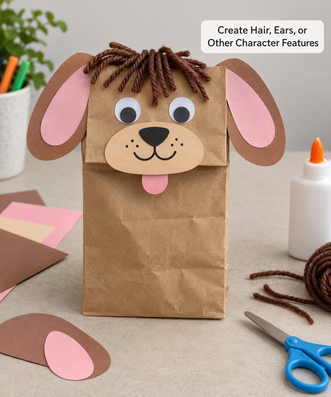 Create Hair, Ears, or Other Character Features