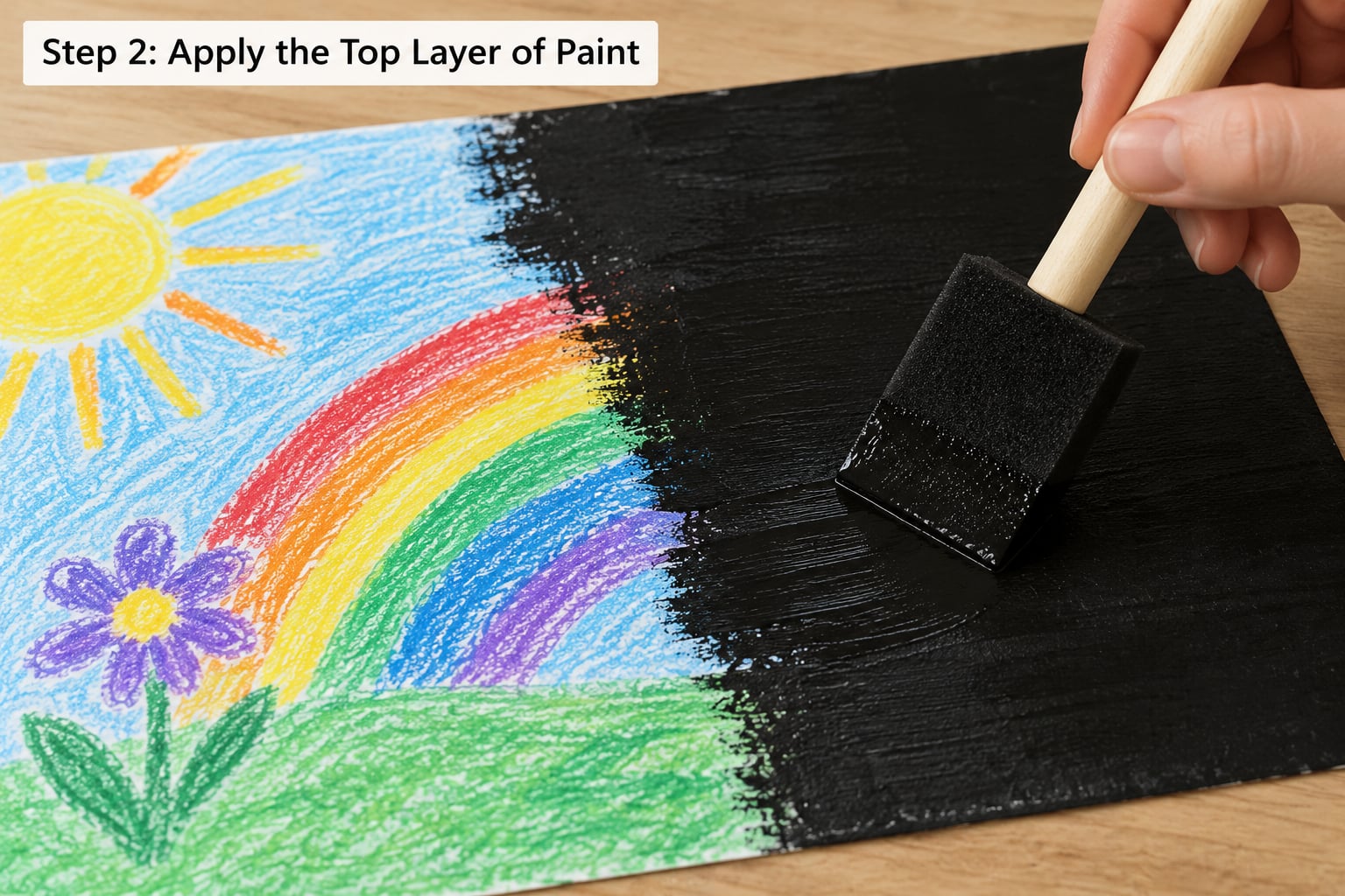 Step 2: Apply the Top Layer of Paint