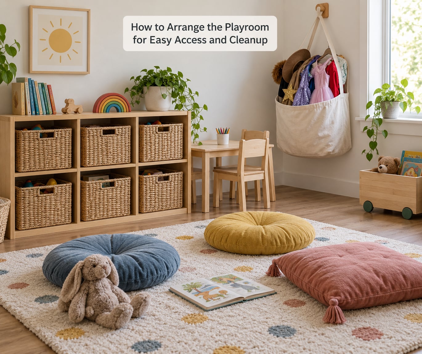 How to Arrange the Playroom for Easy Access and Cleanup