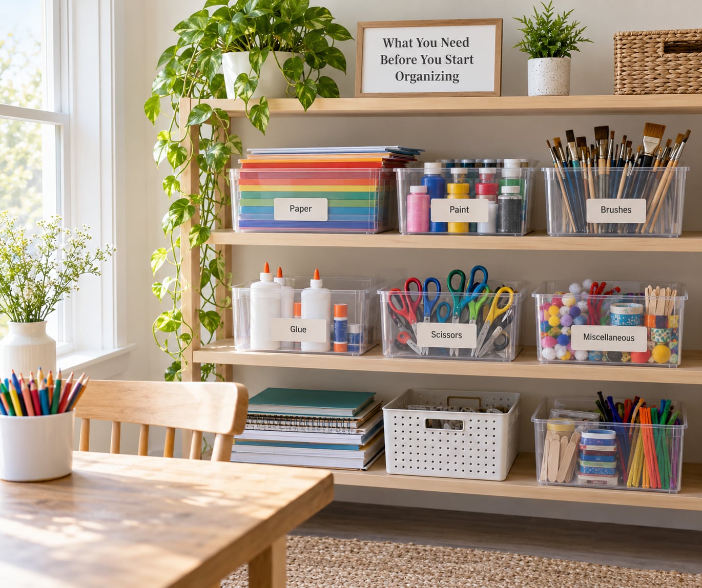 What You Need Before You Start Organizing