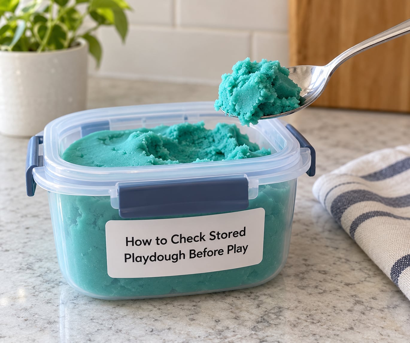 How to Check Stored Playdough Before Play