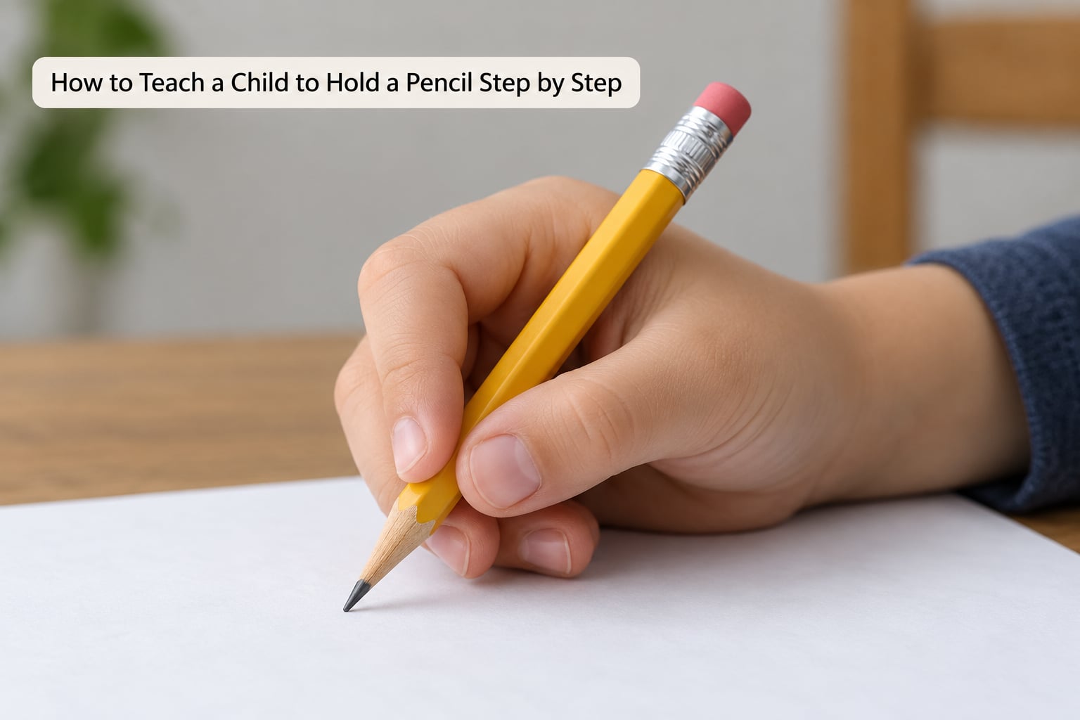 How to Teach a Child to Hold a Pencil Step by Step