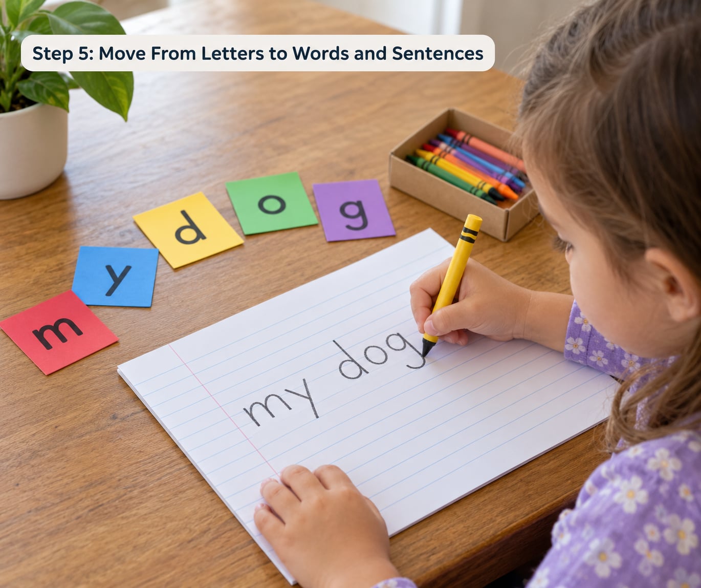 Step 5: Move From Letters to Words and Sentences