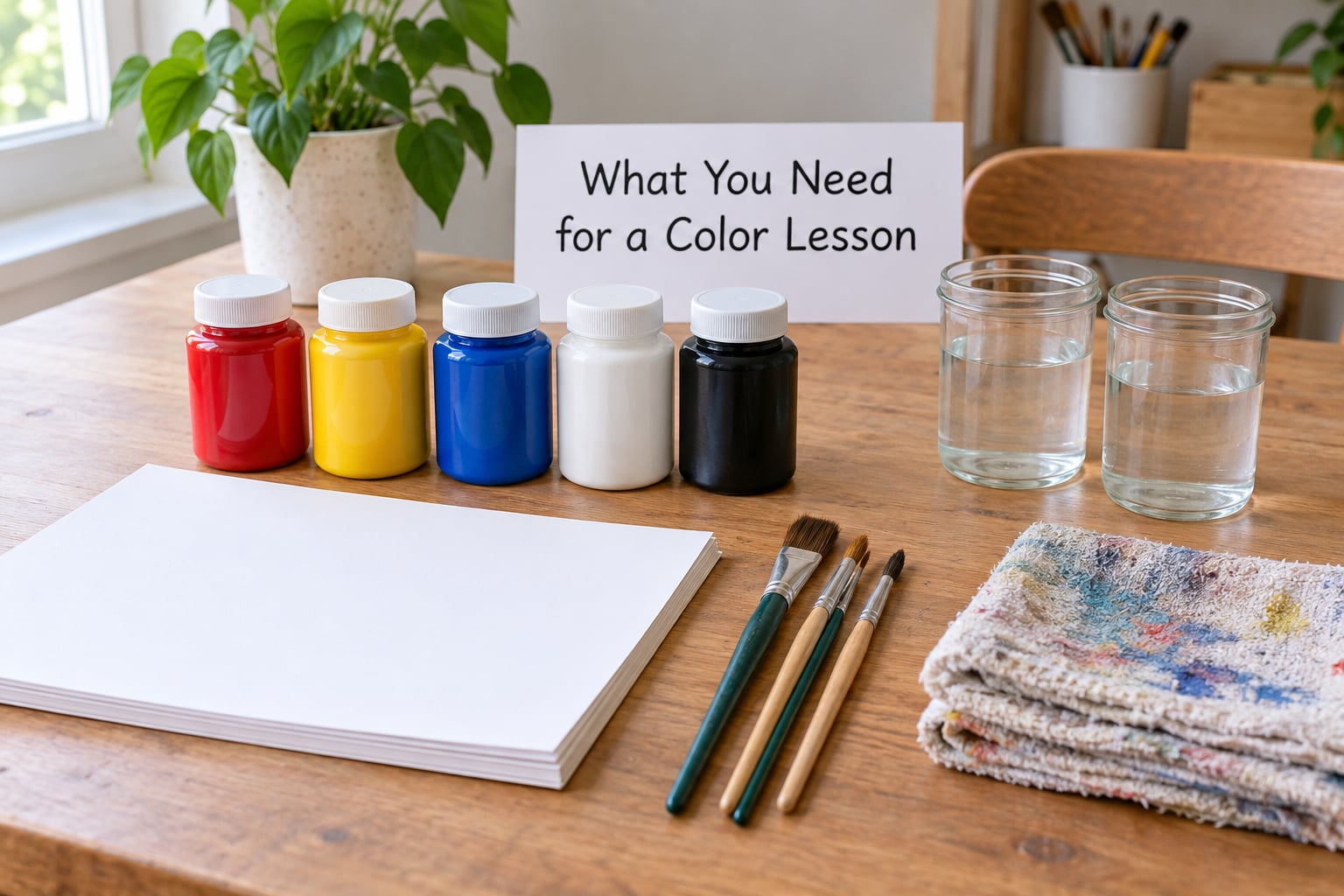 What You Need for a Color Lesson
