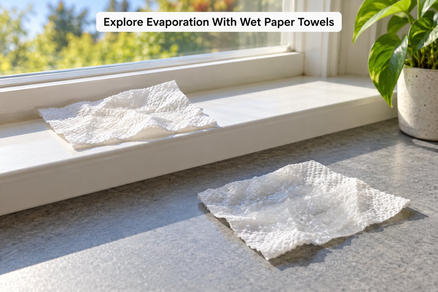 Explore Evaporation With Wet Paper Towels