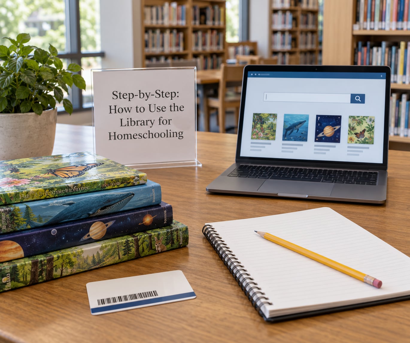 Step-by-Step: How to Use the Library for Homeschooling