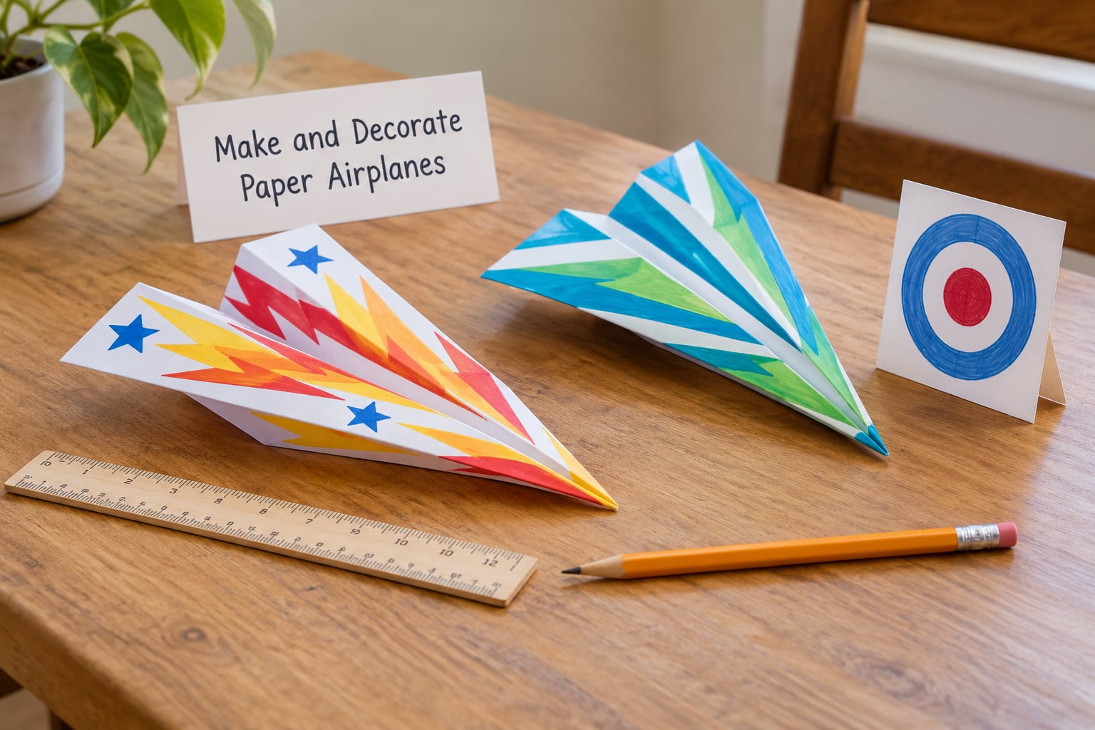 Make and Decorate Paper Airplanes